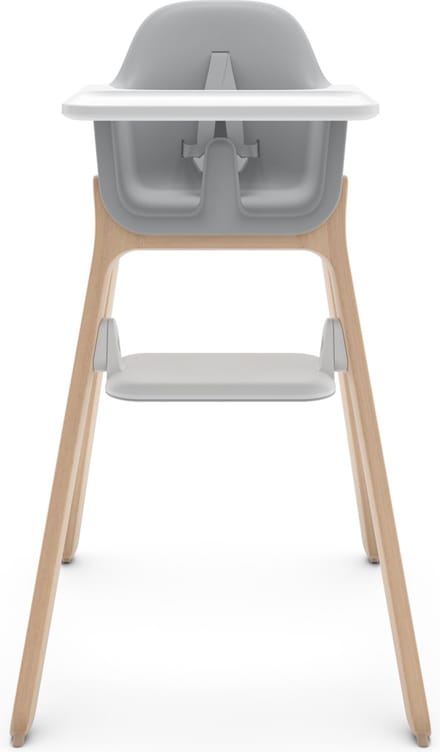UPPAbaby Ciro Chloe - Kinderstoel - Grijs - Hout - Verstelbare Voetensteun - Afneembaar Eetblad