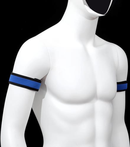 Banoch | Biceps neoprene Lindo Perrito azul - blauw - puppy play