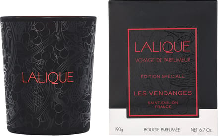 Lalique, Les Vendanges Saint-Emilion Frankrijk, Houtachtig Fruitig, Geurkaars, 190 g