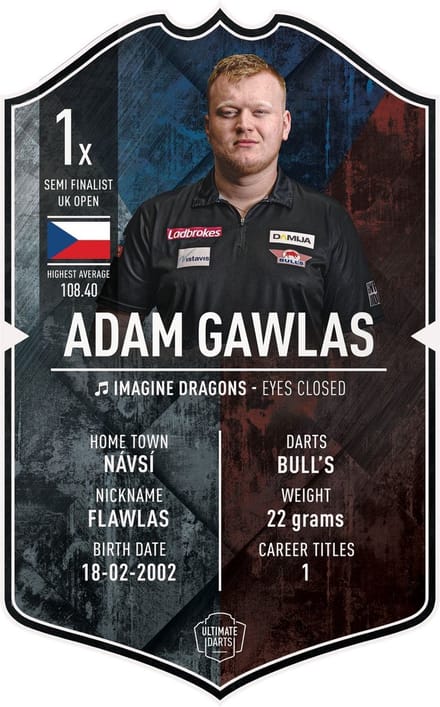 Ultimate Card Adam Gawlas Plastic | 37x25cm