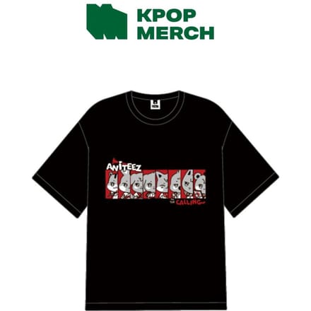 ATEEZ - [ANITEEZ IN THE CALLING] ZWART (T-shirts) M gray