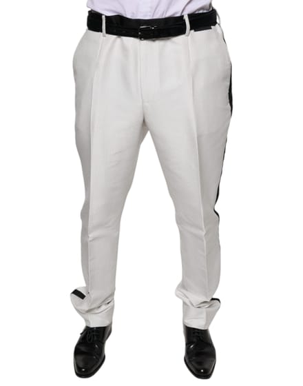 Slim Fit Broek Met Zijstreep