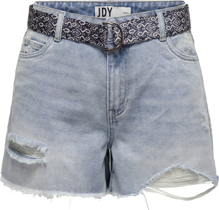 Jacqueline de Yong Hailey hw destroy belt shorts