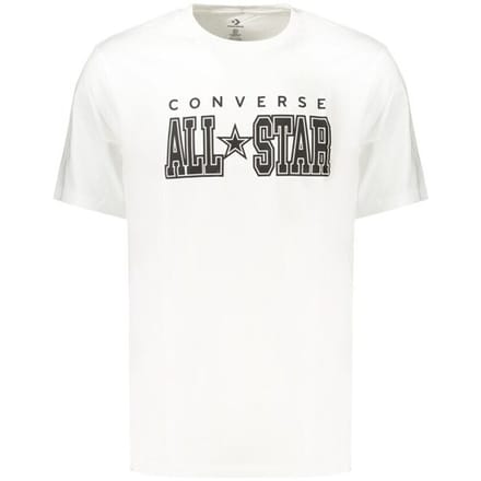 Converse Witte Katoenen Mannen T-Shirt