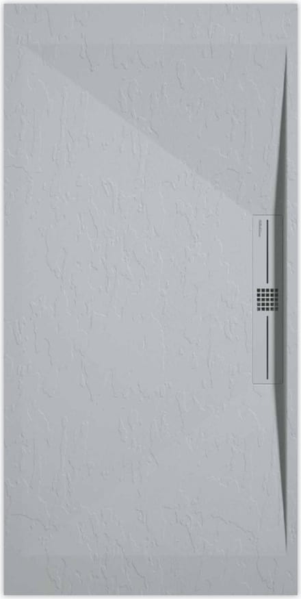 Sanifun douchebak Stone Side Gray 7035 Slate 1400 x 800 P