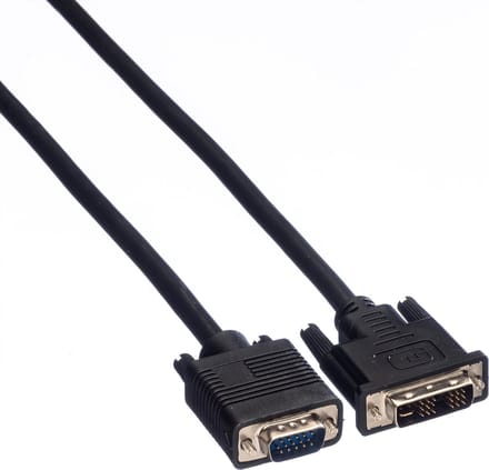 VALUE Monitorkabel DVI(18+5) / VGA M/M, 3 m