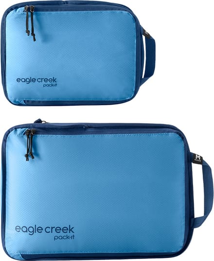 Eagle Creek Pack-It Isolate Compressiekubus Set S/M 2-delig - Packsack (blue dawn)