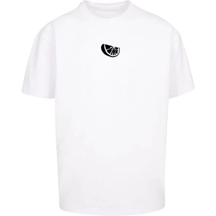 Oversized T-shirt Merchcode Wording Lemon Contour