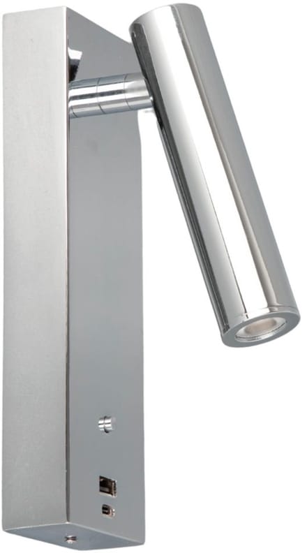Kosilum - Tofino - Wandlamp - Zilver/Chroom - Metaal