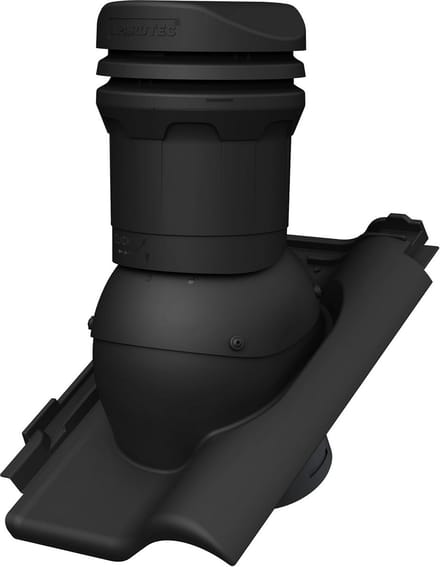 Ontluchtingskamin DN 125 mm voor Monza Plus Dakpannen – Professionele Dakventilatie