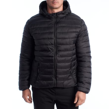 Herren-Steppjacke mit Kapuze US42127019