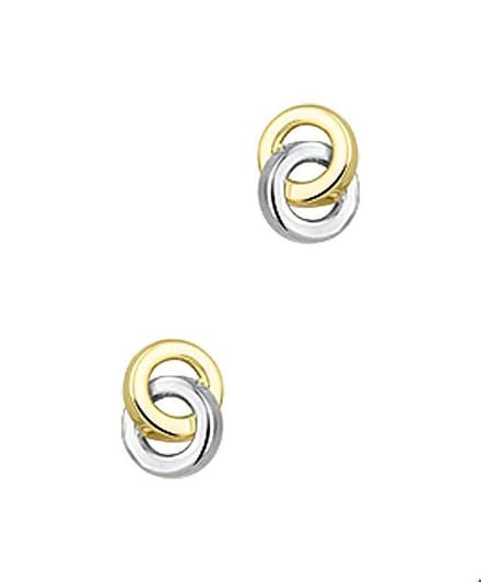 TFT Oorknoppen Geelgoud  6 mm x 4.5 mm