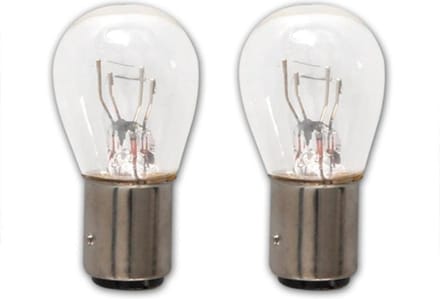 ProPlus Autolamp - 12V - Achterlicht en remlicht - 21/4W - BAZ15d - 2 stuks