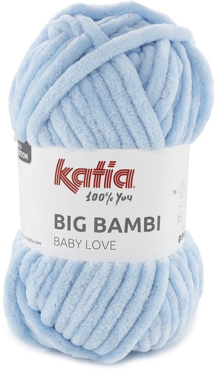Katia Big Bambi - 103 lichtroze - XXL Chenille Garen