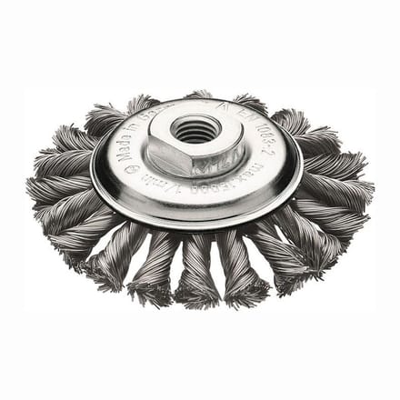 Lessmann Kegelborstel Ø 115 mm M14 Draaddikte 0,5 mm - 472.257.WZ