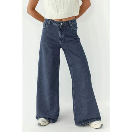 Hoge Taille Wijde Pijpen Jeans