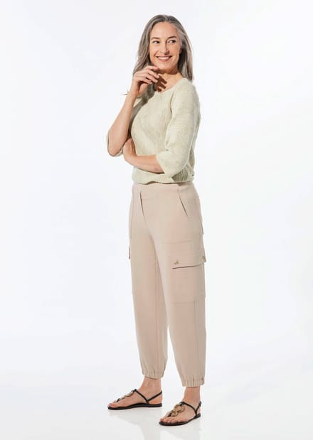 Cargo SARA met zakken - beige - Gr. 22 van Goldner Fashion