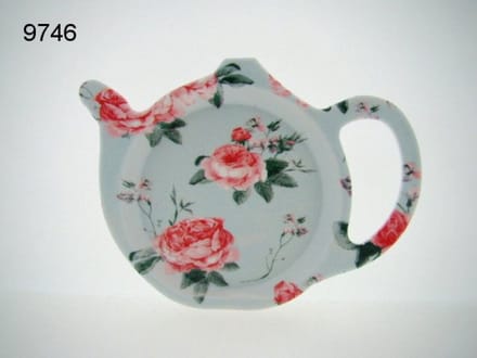 Geharo theetipje Redouté roos – Melamine – 13 cm