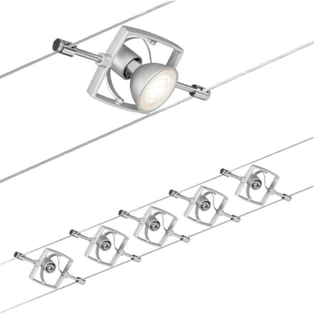 Paulmann MacII 94133 Kabelsysteem compleet GU5.3 50 W LED Chroom (mat)