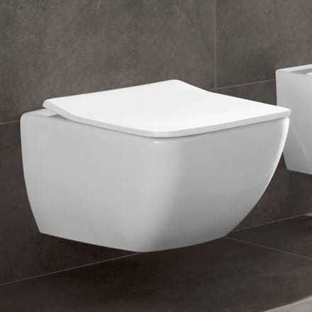 Villeroy & Boch Venticello - Wandcloset met Softclose WC-zitting, DirectFlush, alpine wit 4611RS01