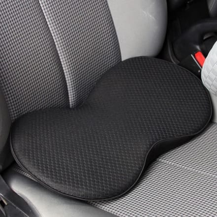 Ergonomisch autostoelkussen wigkussen voor auto - zwart - orthopedisch zitkussen .