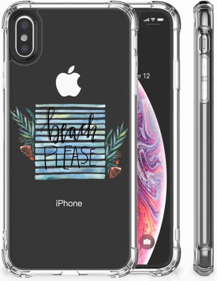 Apple iPhone X | Xs Stevig Bumper Hoesje Boho Beach