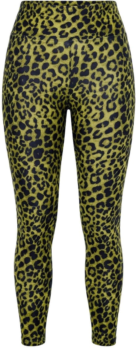 Studio Untold - Dames - Legging tight shape luipaardprint - Olijf - Maat 54+