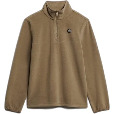 Superdry Expedition Fleece Half Zip Silver Grootte: S