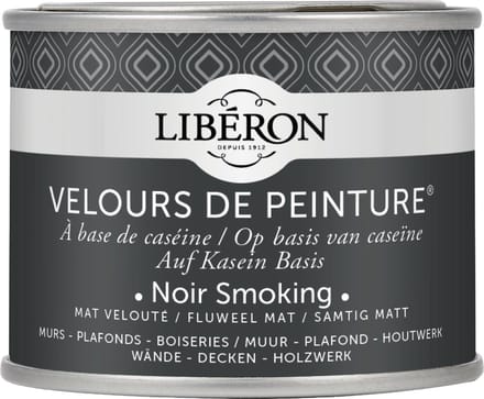 Liberon Velours De Peinture Muurverf - Mat - Noir Smoking - 0,125l