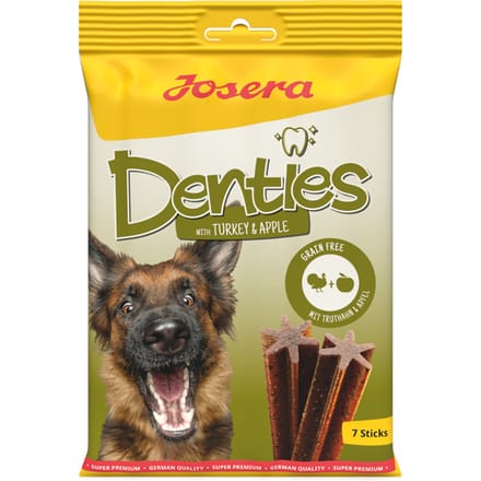 JOSERA Denties with turkey and apple 180 g (7 pcs.)