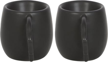 Eierhouders Set - Nieuwigheid Eierdopjes - Ontbijt Serveren - Eigenzinnig Ontwerp - 225 cm - Zwart