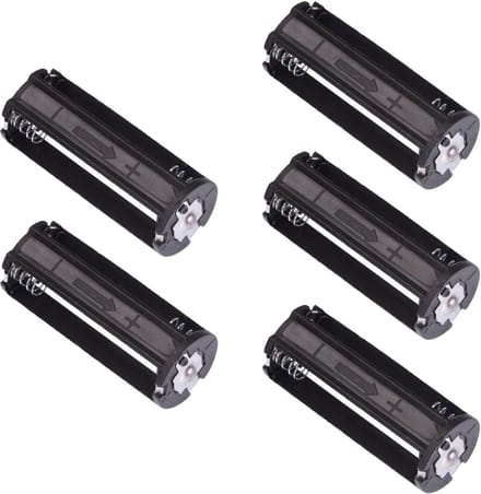 Batterijhouder AAA - Cilinder Houder - Zaklamp Voeding - Open Stijl Ontwerp - 7x9x2 cm