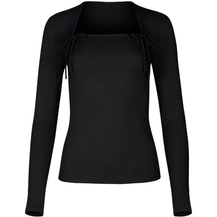 Dames t-shirt met lange mouwen en verstelbare halslijn Lisca Kenza
