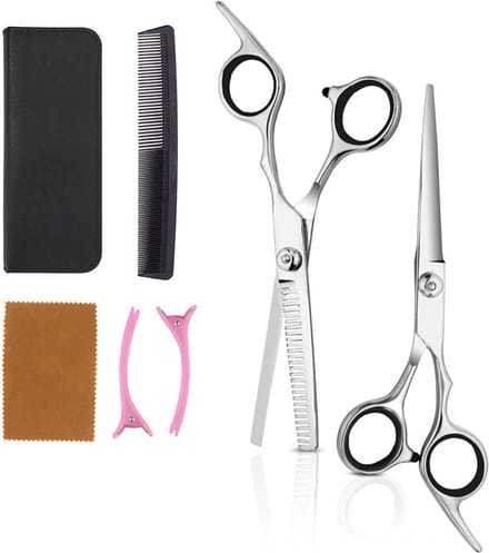 Kappersschaar set  – 7 delig in luxe etui