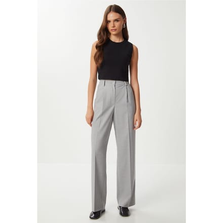 Gestrikte Rechte Pantalon