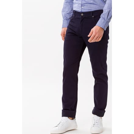 Brax Heren Broek  Style COOPER FANCY perma blue, donkerblauw, maat 48/32