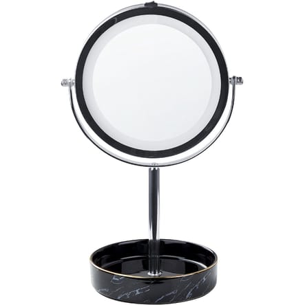 SAVOIE - Make-up spiegel - Zilver/Zwart - IJzer