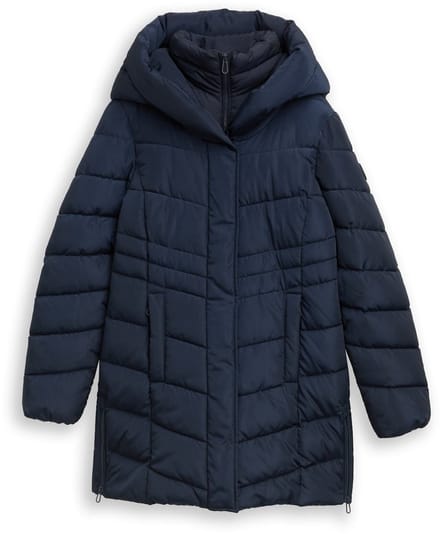Tom Tailor - Pufferjas in 2-in-1-look - Maat XXXL - sky captain blue