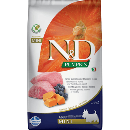 Farmina N&D Pumpkin Serie Lam Adult Kleine Hondenvoeding 2,5 kg