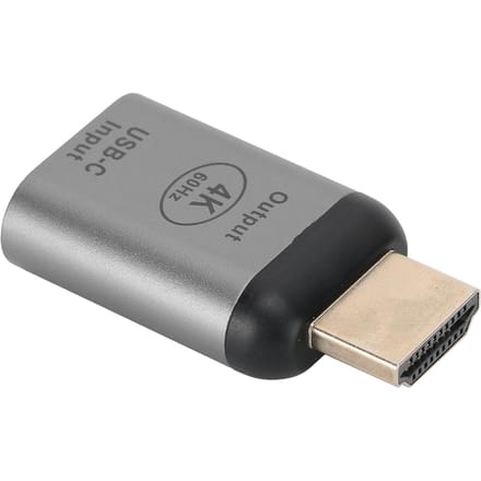Aluminiumlegering Behuizing Type-C Vrouwelijk naar HD Multimedia Interface Mannelijk Adapter Connector voor Win Android OS X