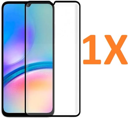 Volledige dekking Screenprotector Glas - Tempered Glass Screen Protector Geschikt voor: Samsung Galaxy A06 - 1x