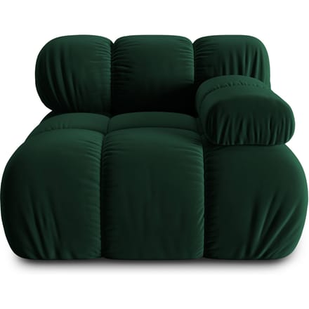 Modulair-hoekelement Tropea rechts velvet | Milo Casa