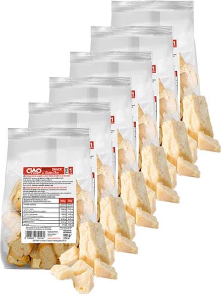 CiaoCarb | Crostini | Toastjes Kaas | 6 stuks | 6 x 100 gram