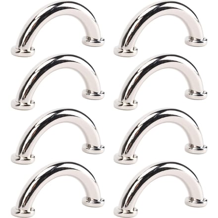 8 Set U-Ringen Metalen Gesp Boog Handtas Connector Tasriem Hanger Hardware Accessoires white