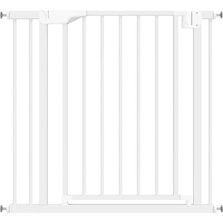 4goodz Hondenhekje Klemmontage 76–89 cm breed - zonder boren - Wit