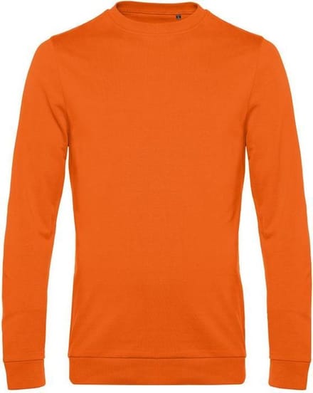 B&C Heren in sweatshirt (Zuiver oranje)
