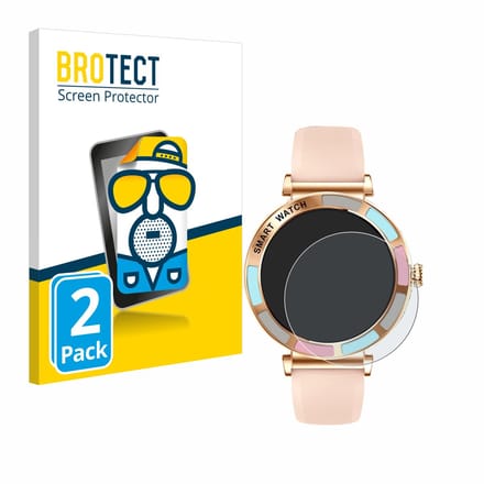 BROTECT - Screenprotector voor Bekomiya Smartwatch 1.27" - Folie Beschermfolie matte 2 Stuks