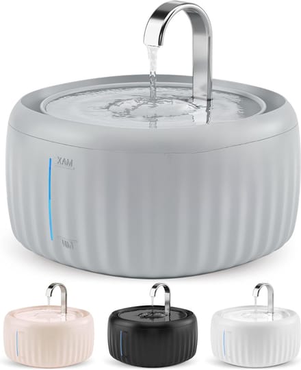 Drinkfontein Kat - Kattenfontein - Drinkbak Hond - Waterdispenser - Grijs