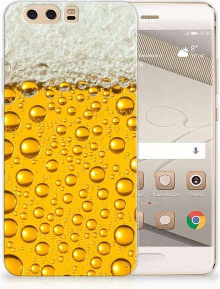 Huawei P10 Plus Siliconen Case Bier