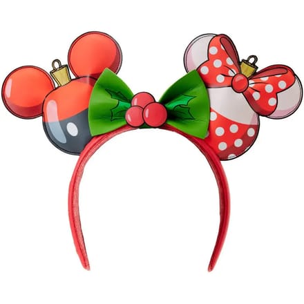 Meisjeshaarband Loungefly Disney Mickey & Minnie Christmas ear